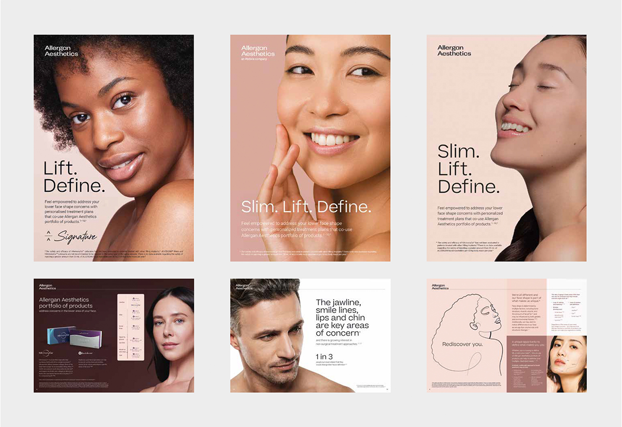 Allergan Aesthetics Brochure Concepts