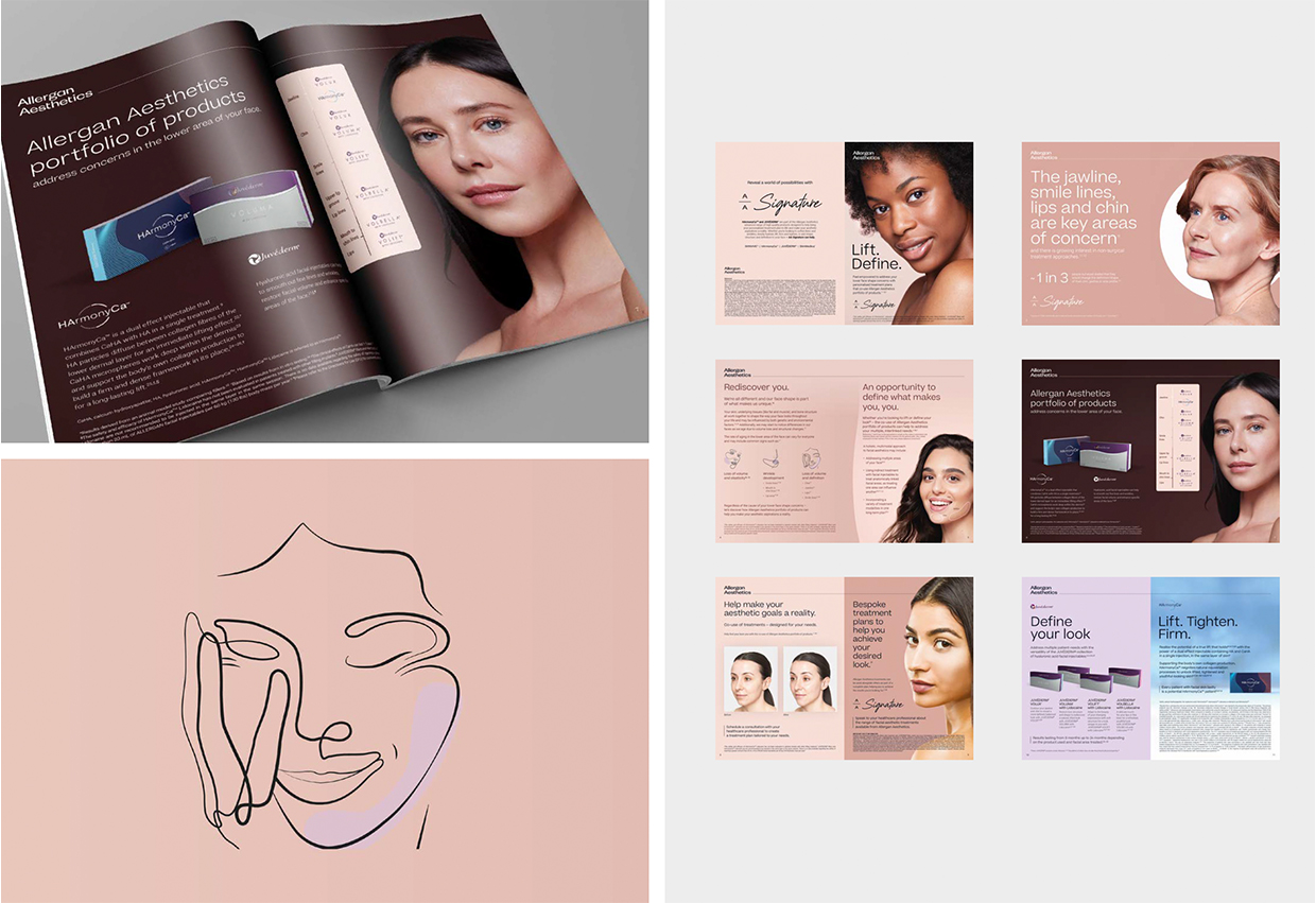 Allergan Aesthetics Brochure Design