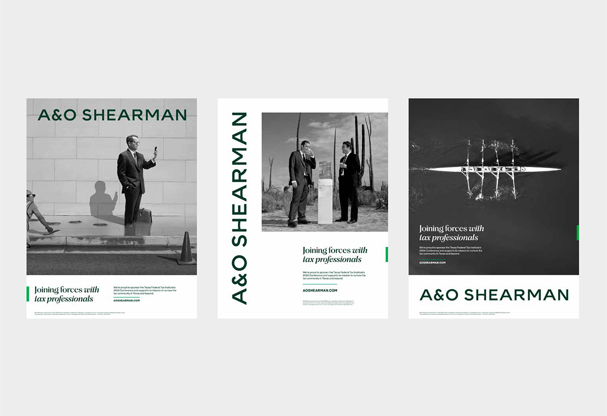 A&O Shearman Ad Design