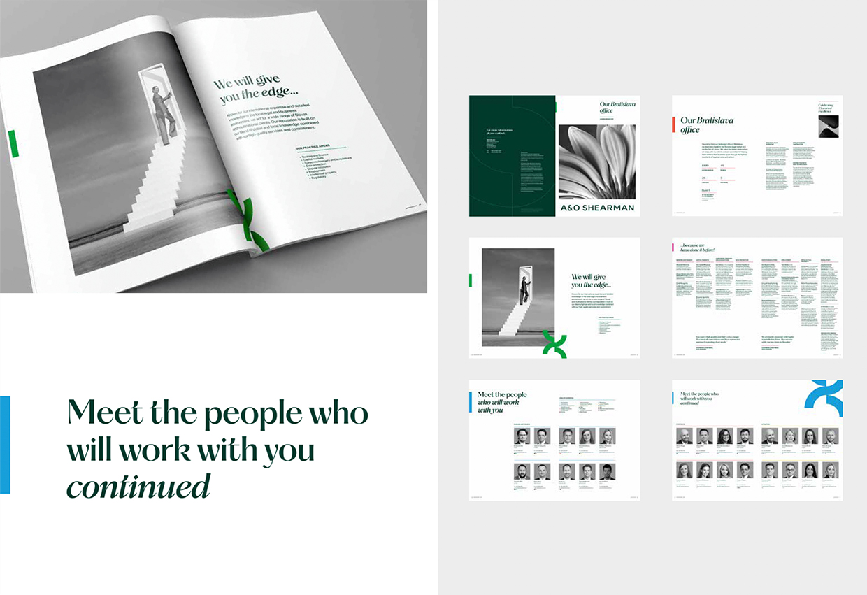 A&O Shearman Brochure Design