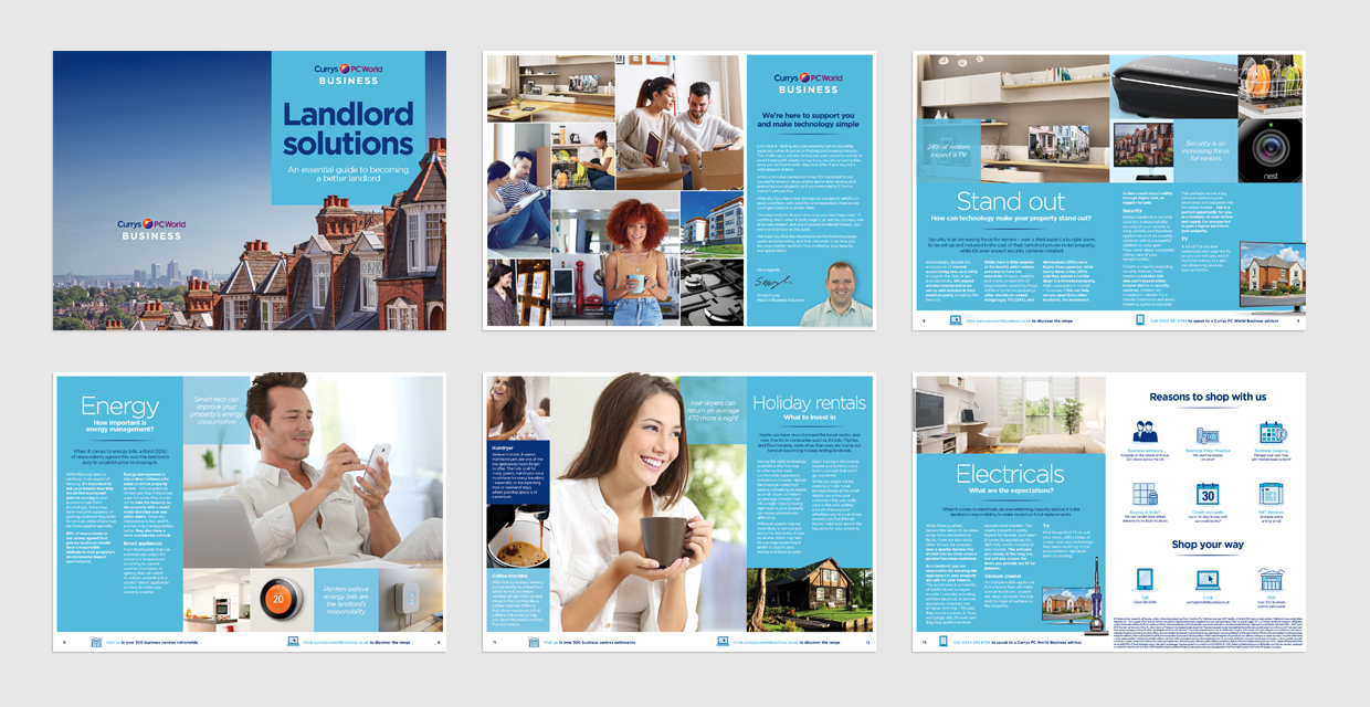 Currys PC World Business Brochure Design