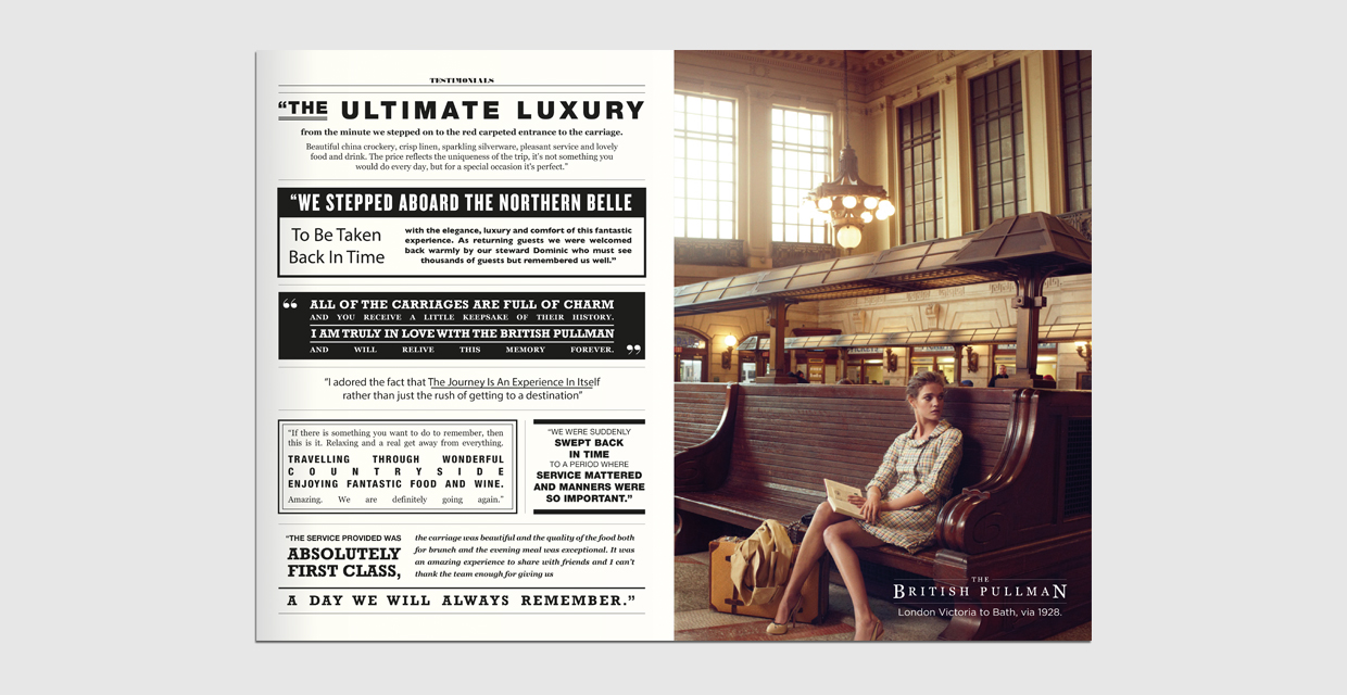 Orient Express Advertising Design