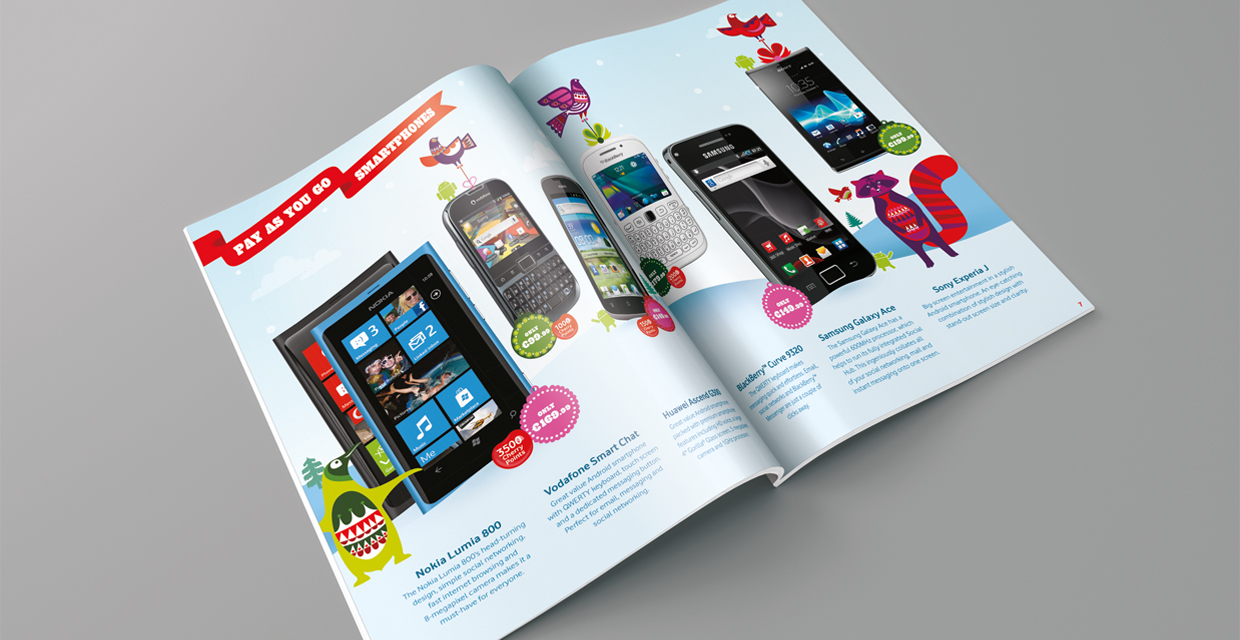 Vodafone Brochure Design
